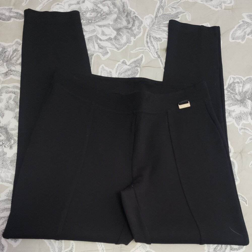 Calvin Klein Black Stretch Pull-on Leggings Size Petite Small